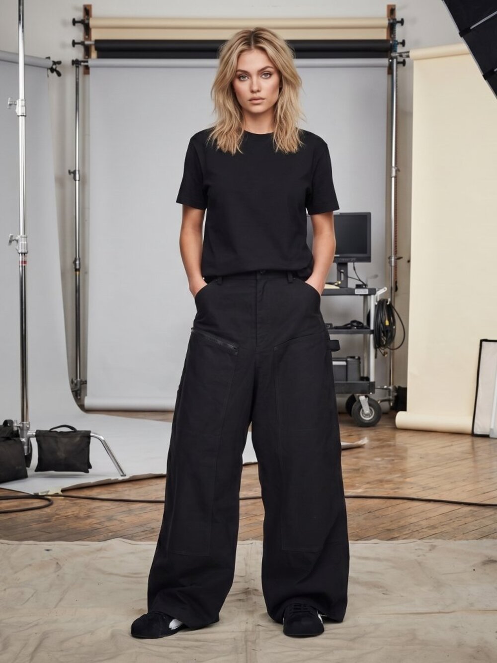 Adidas Y-3 Yohji Yamamoto UT Twill Black Pants - JV6774 - SMALL
